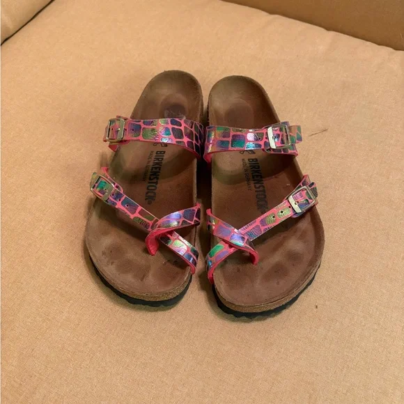 Birkenstock Holographic Sandals with Adjustable Straps - Picture 1 of 4